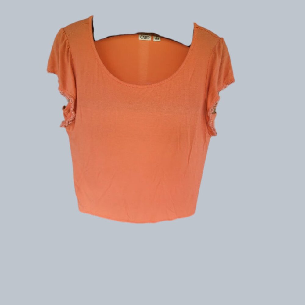 Cato melon color tee size Large 20in across chest